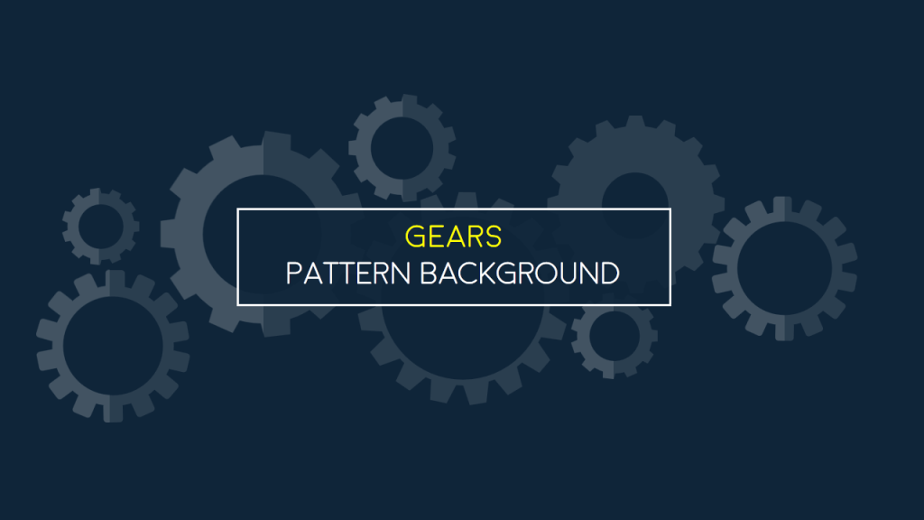 Multiple Gears Pattern Background for Business Operations and Processes