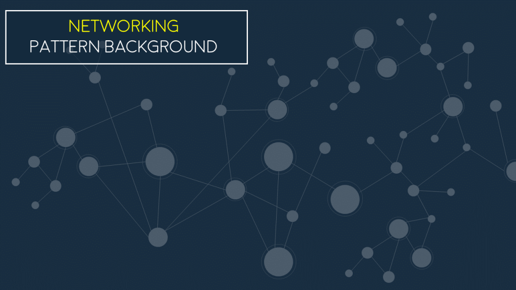 Networking Geometric Pattern Background Design