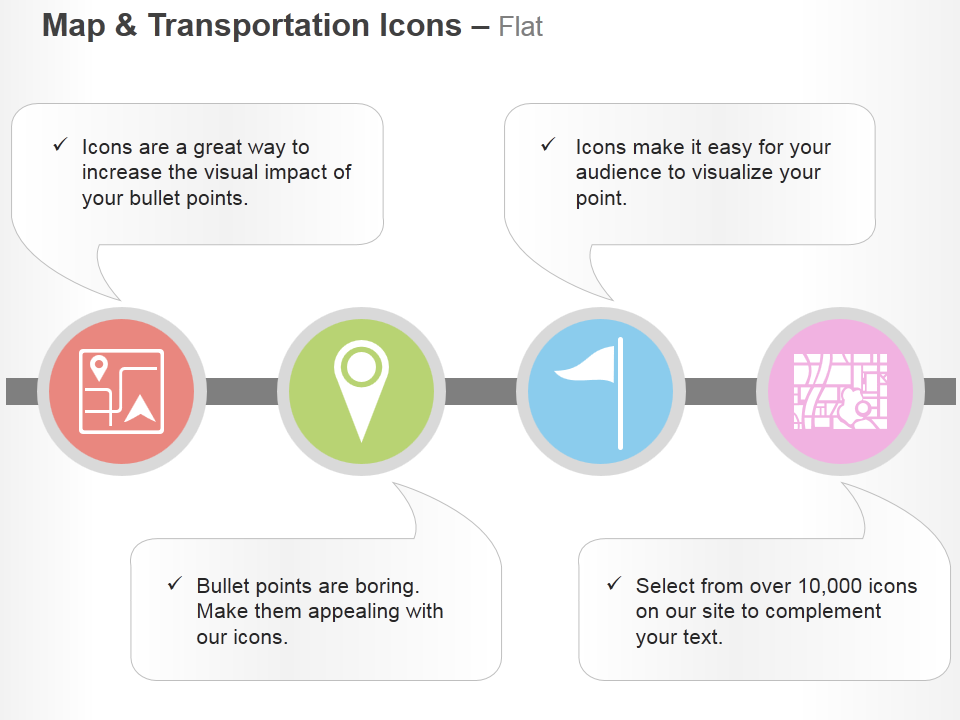 Location Pin Icon Map PPT Icons Graphics