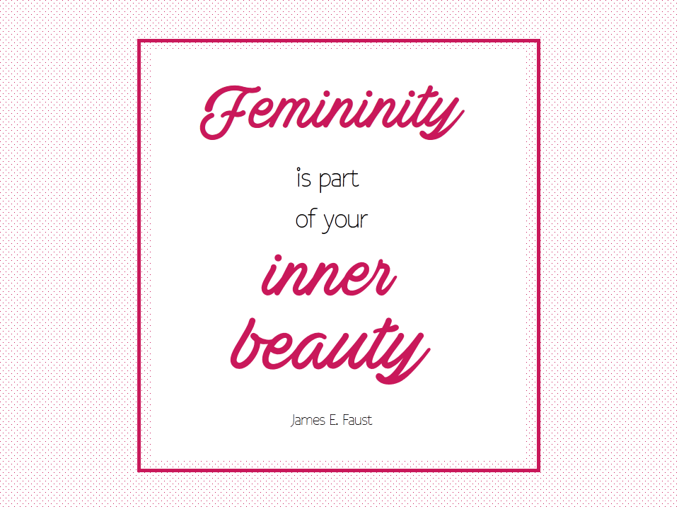 Quote on Femininity