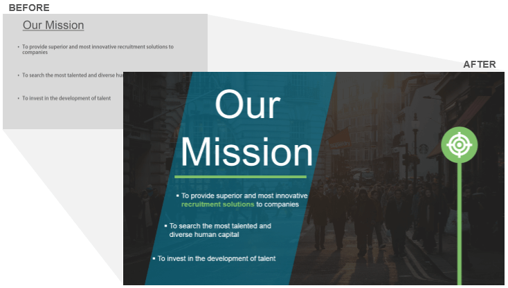 Mission Template to Create a Strong Impact on Audience