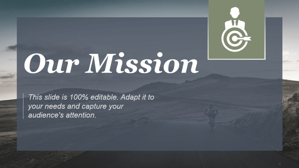 Professionally designed Mission Template #3
