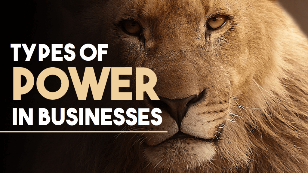 Power and Leadership in Business PPT Slide with Custom Font