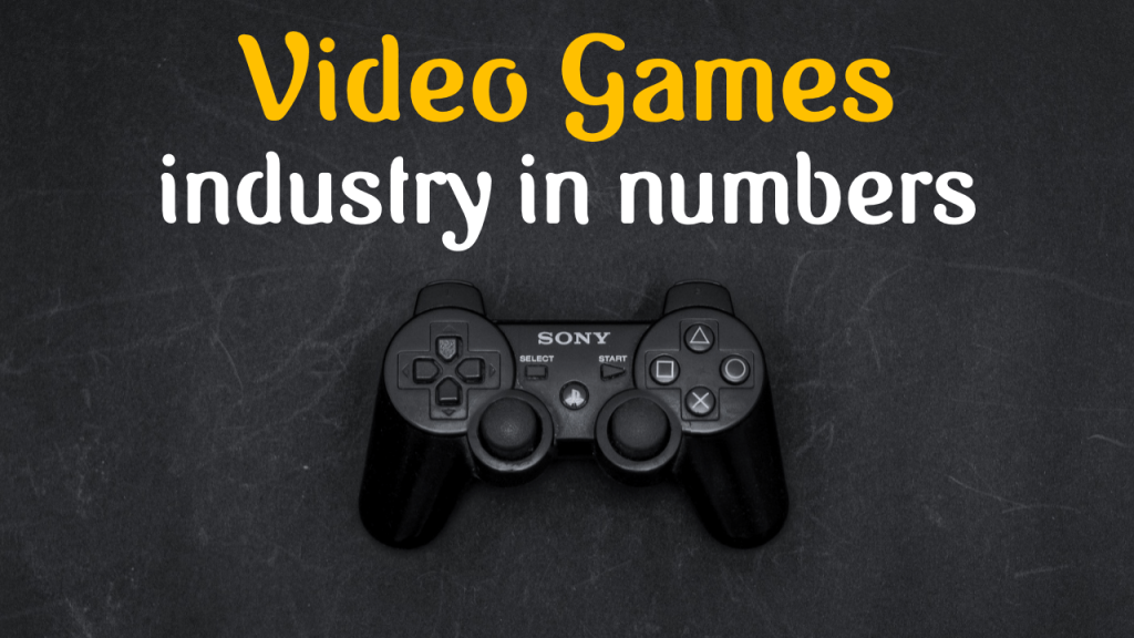 Video Games industry PPT Slide with Custom Font