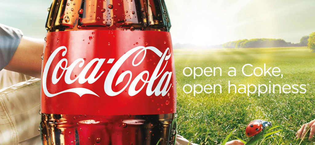 Coca Cola open happiness ad campaign