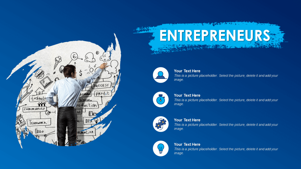 Creative Entrepreneur PowerPoint Template Editable