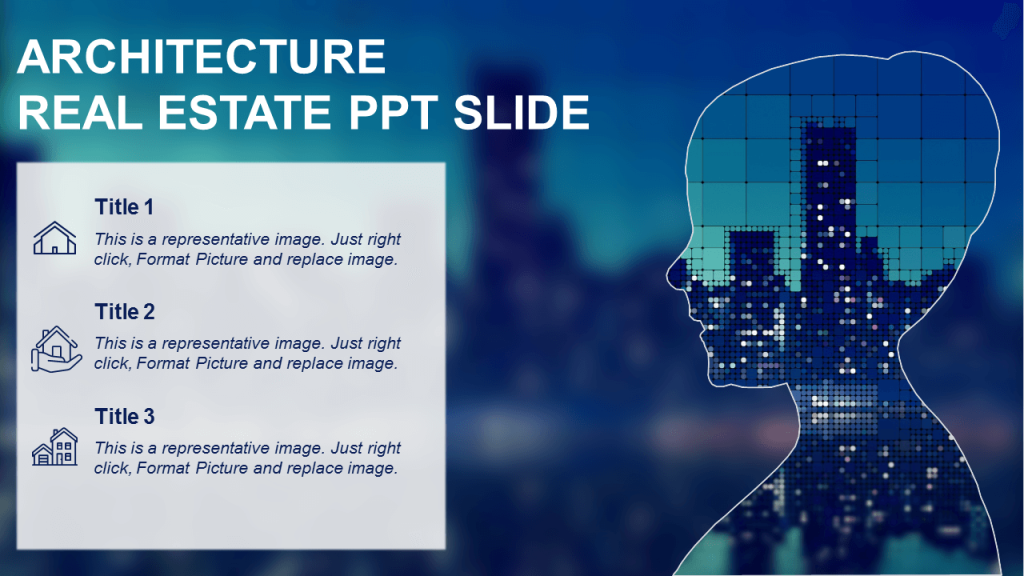 Architecture Real Estate Slide Creative with Double Exposure