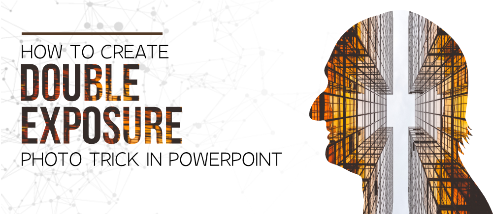1 Minute Hack: Double Exposure Photo Trick in PowerPoint Using Just Silhouettes