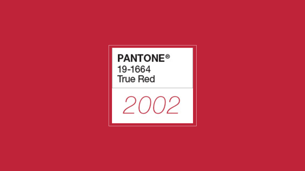 Pantone Color of the Year 2002- True Red
