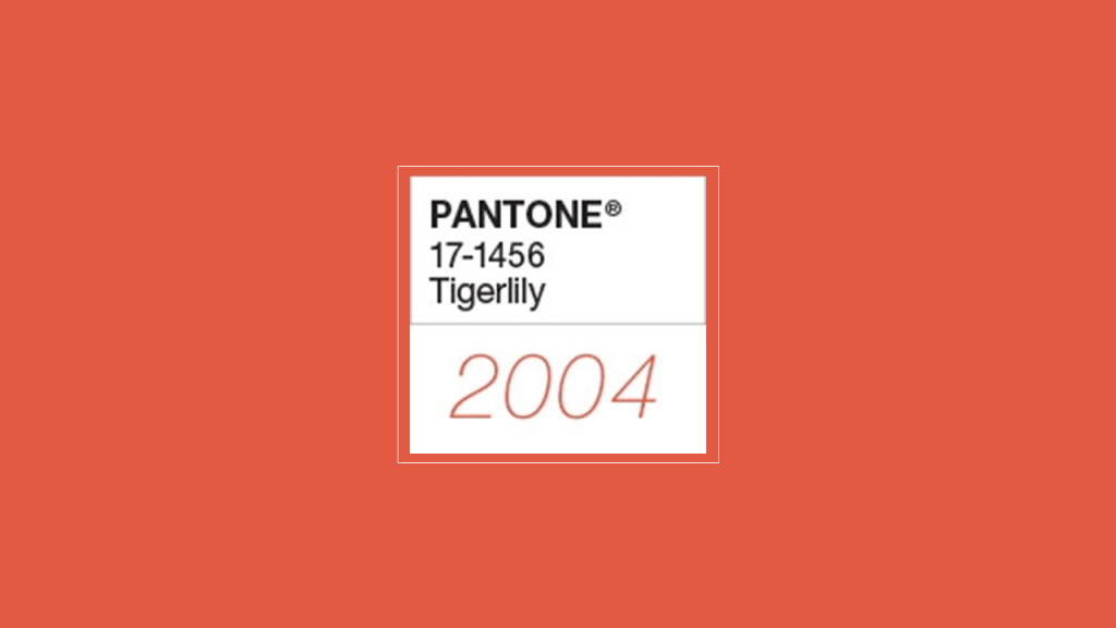 Pantone Color of the Year 2004- Tigerlily