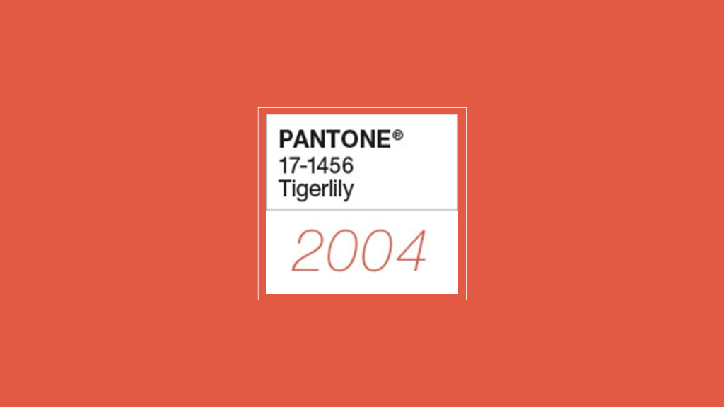 Cor Pantone do Ano 2004 - Tigerlily Cor Pantone do Ano 2004 - Tigerlily