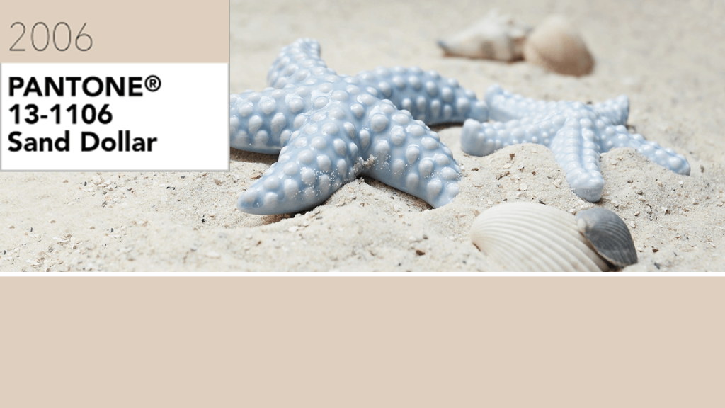 Pantone Color of the Year 2006- Sand Dollar