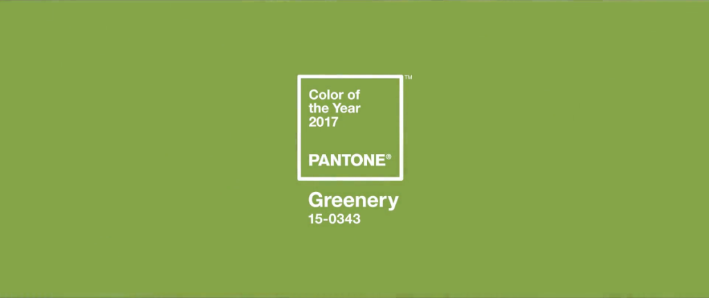 Pantone Color of the Year 2017- Greenery