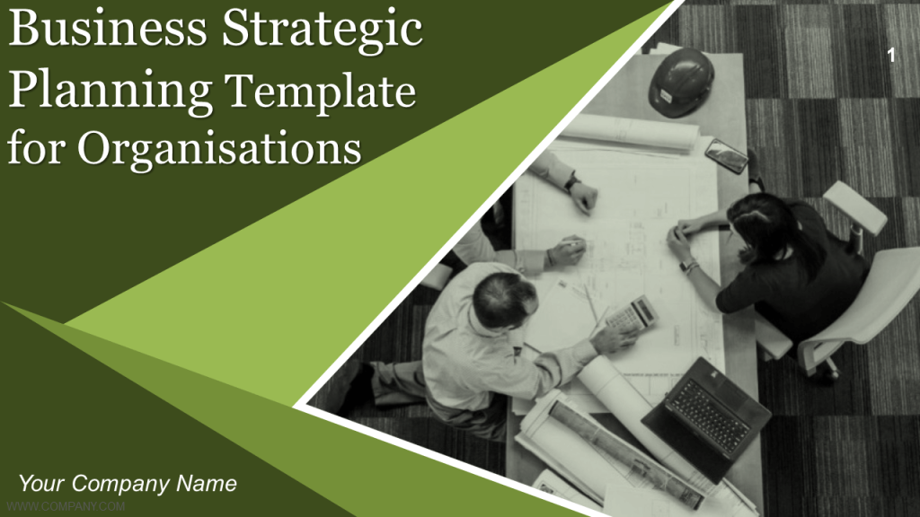 Business Strategic Planning Template Cover Slide