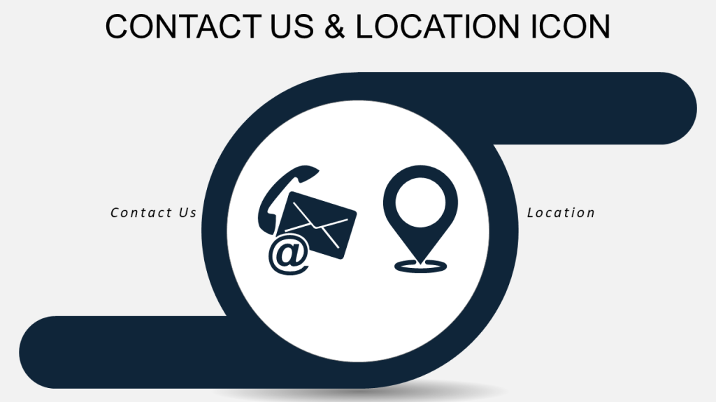Contact Us Icon and Location Icon