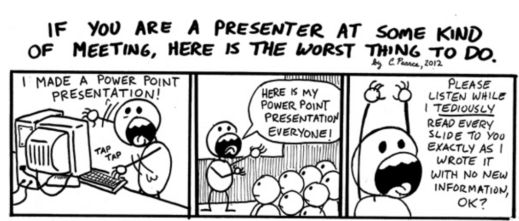 Don't be a PowerPoint Zombie