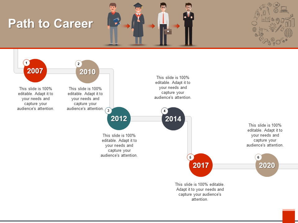 Path to Career Free PowerPoint Template