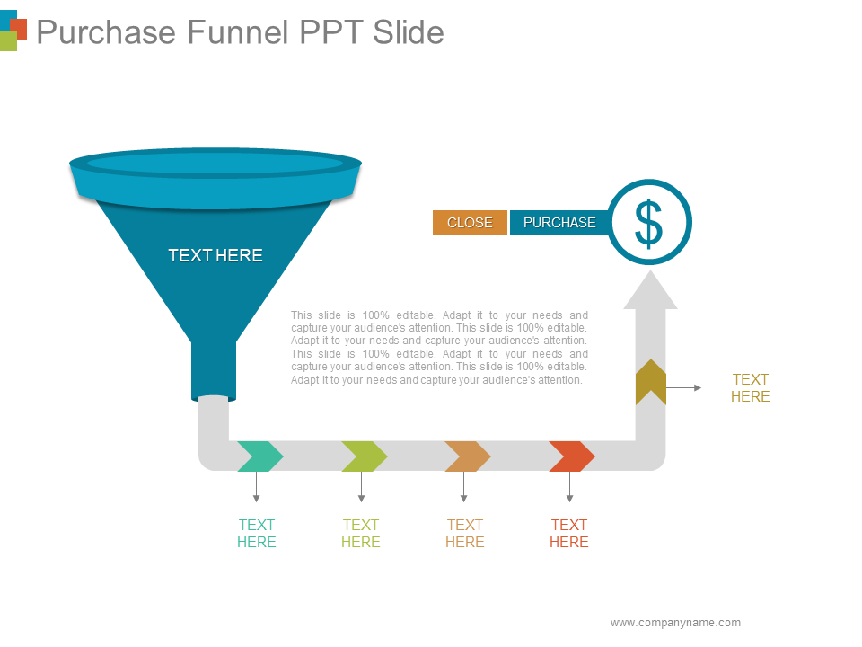 Purchase Funnel Free PPT Template