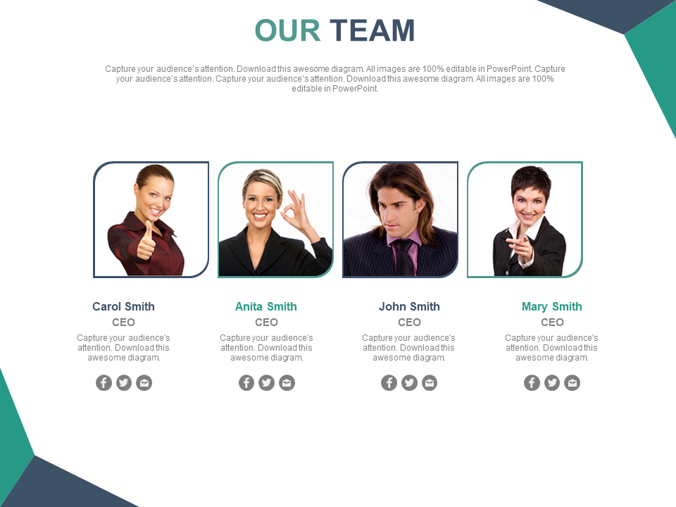 Team Introduction Free PPT Template