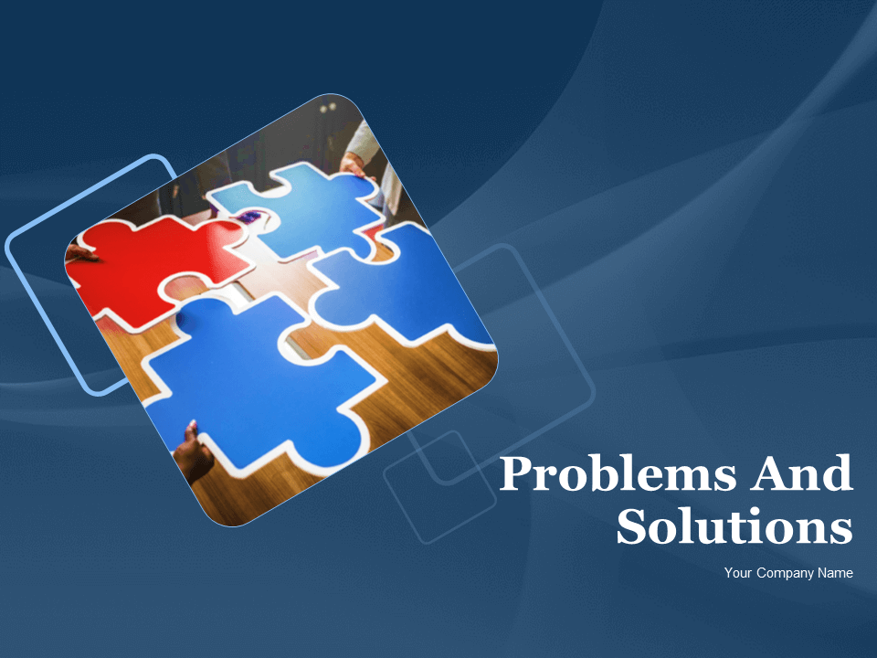 Problems and Solutions PowerPoint Templates
