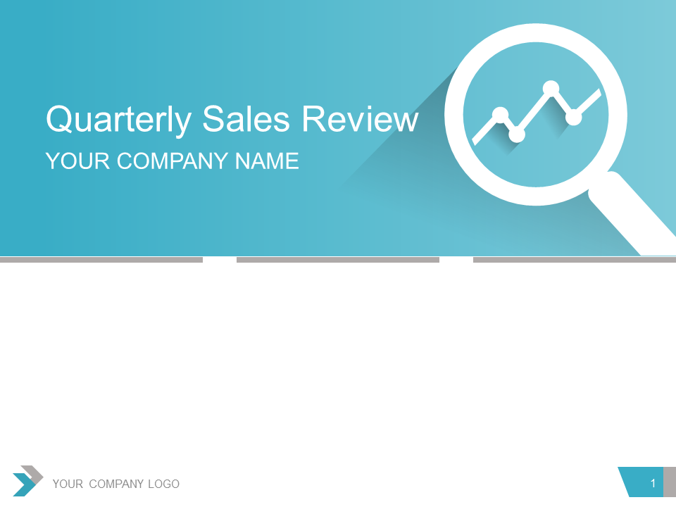 Quarterly Sales Review PowerPoint Templates