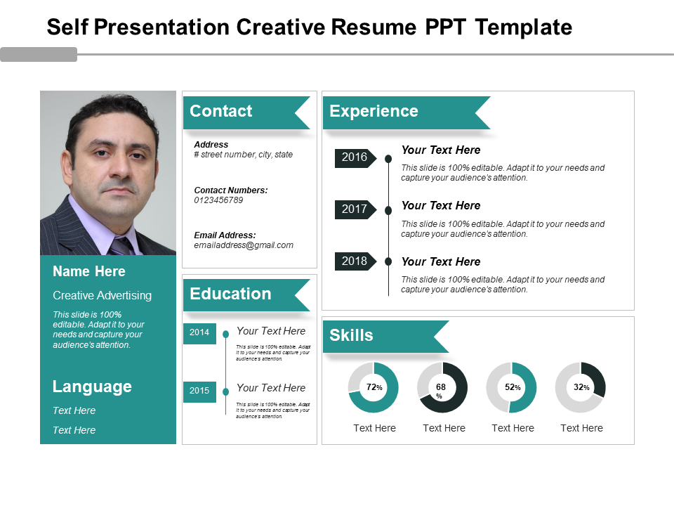 Self-Introduction PowerPoint Templates