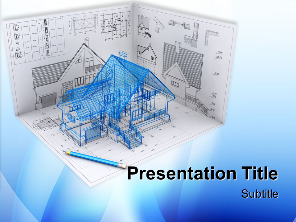 Home Project Architecture PowerPoint Templates And PowerPoint Backgrounds 0811