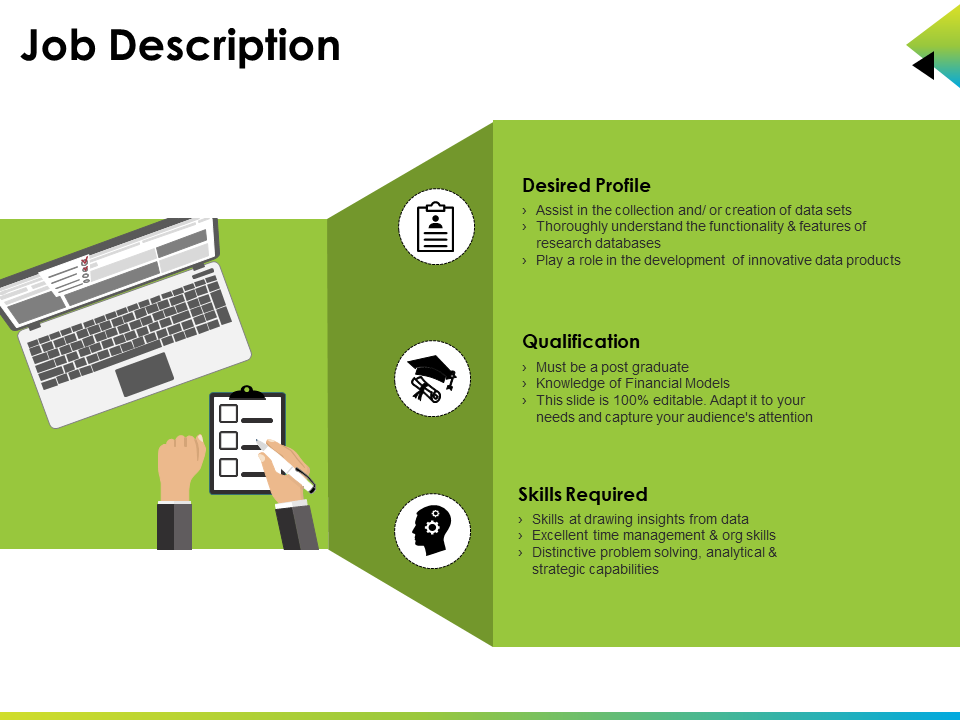 Job Description PowerPoint Slide Background Designs