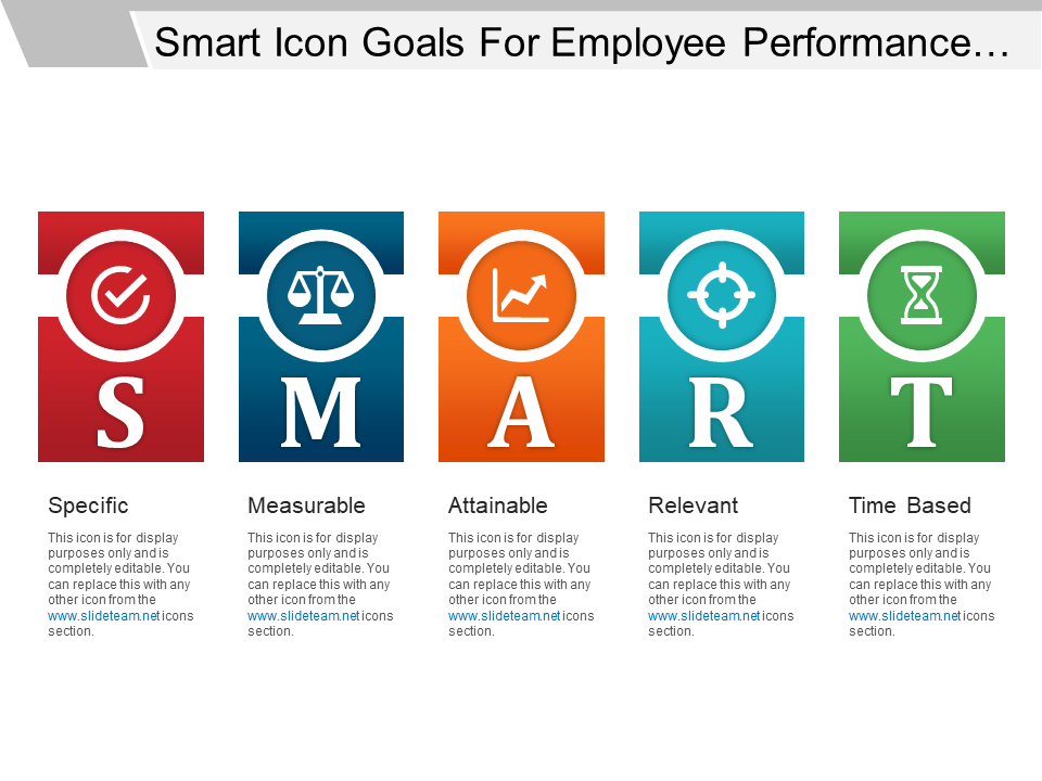 SMART Business Goals PPT Presentation Template