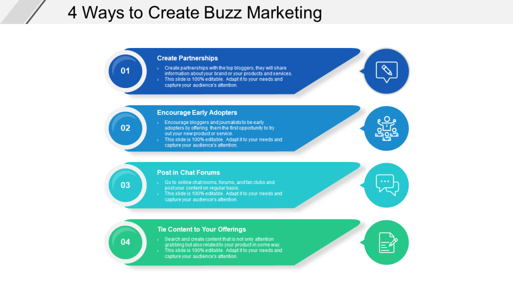 4 Ways To Create Buzz Marketing