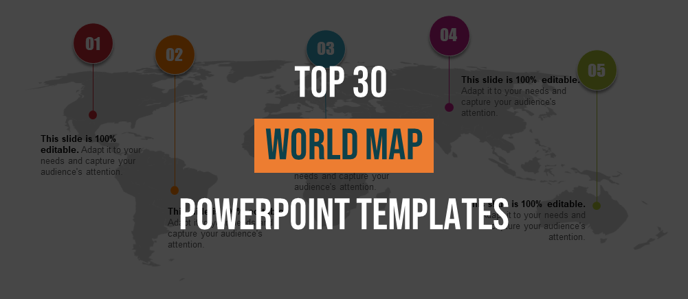 Top 30 Customizable World Map PowerPoint Templates for Every Industry