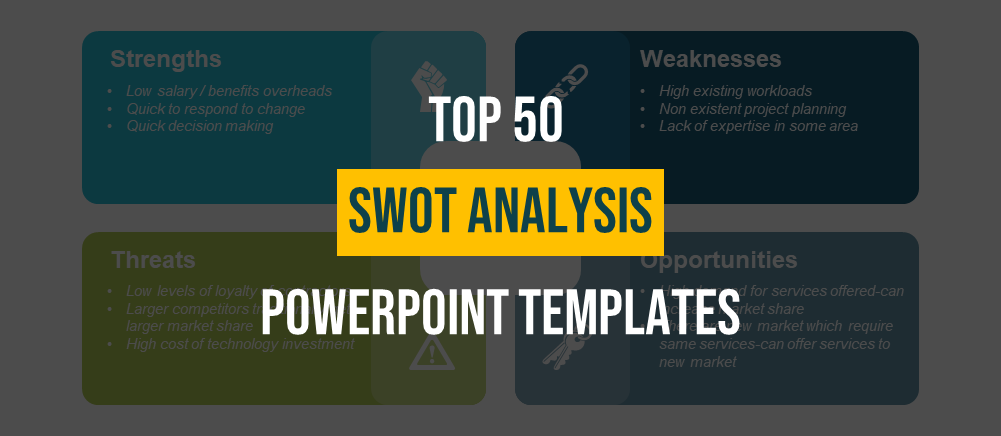 Top 50 Swot Analysis Powerpoint Templates Used By Professionals Worldwide The Slideteam Blog