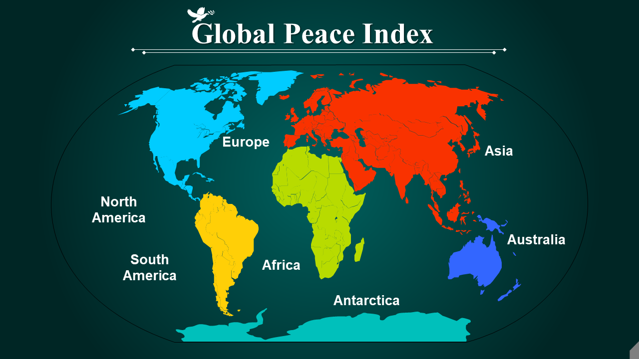 Global Peace Index- Data Visualization using a World Map 