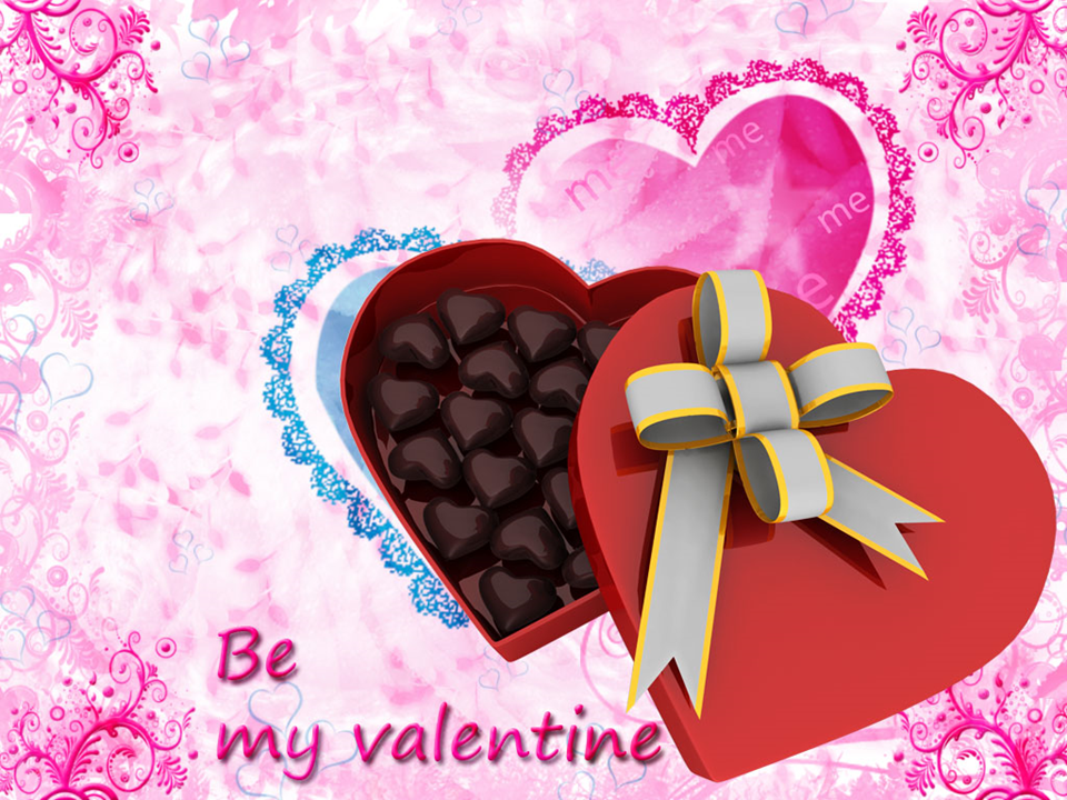 Be My Valentine Gift Celebration PowerPoint Templates PPT Themes And Graphics