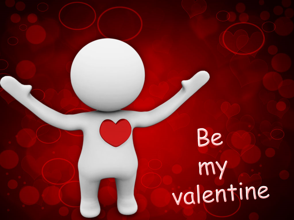 Be My Valentine Symbol Of Love PowerPoint Templates PPT Themes And Graphics