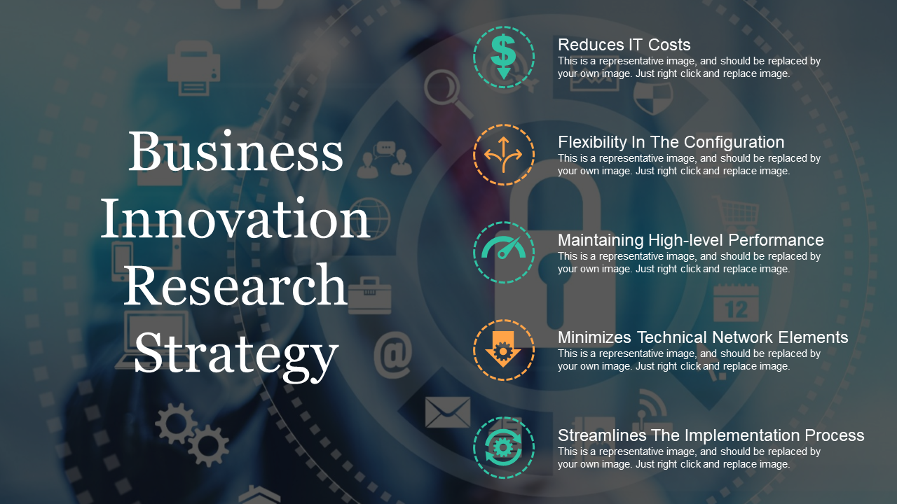 Business Innovation Research Strategy PPT Template