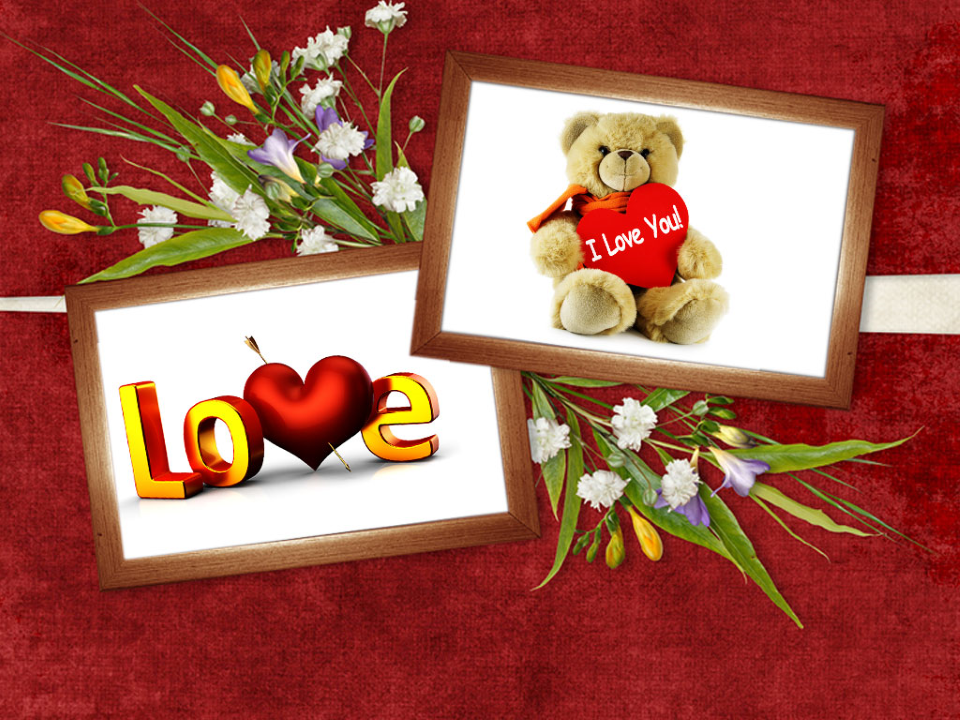 Card For Valentine Day Youth PowerPoint Templates And PowerPoint Backgrounds