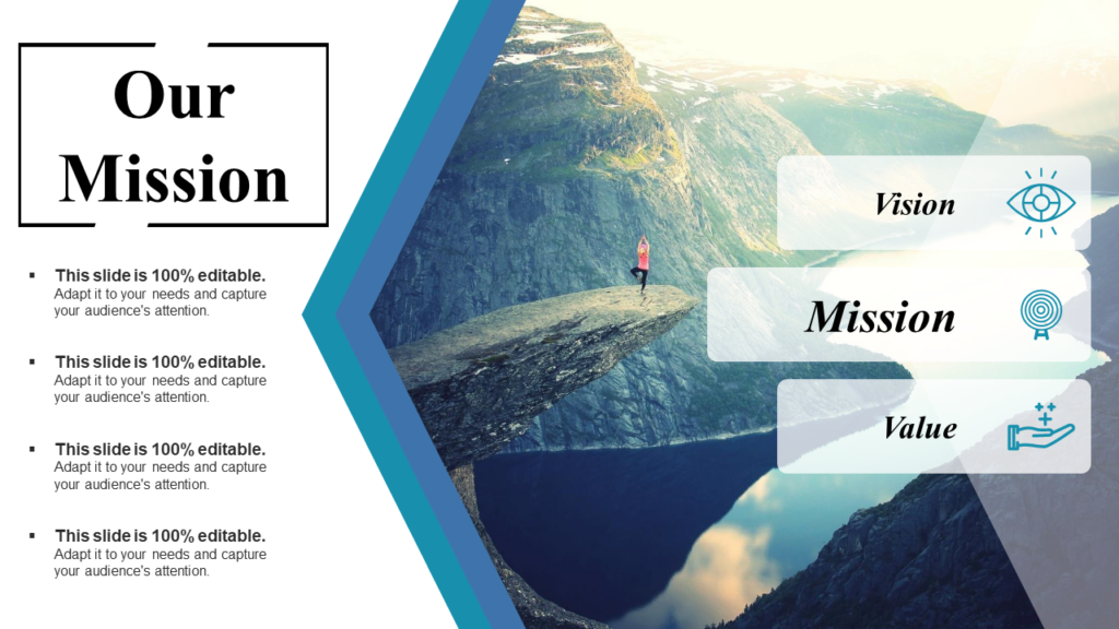 Company Mission Vision Values PPT Template