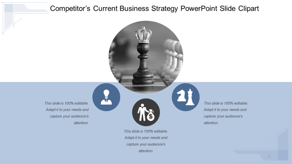 Competitor's Current Business Strategy PPT Slide