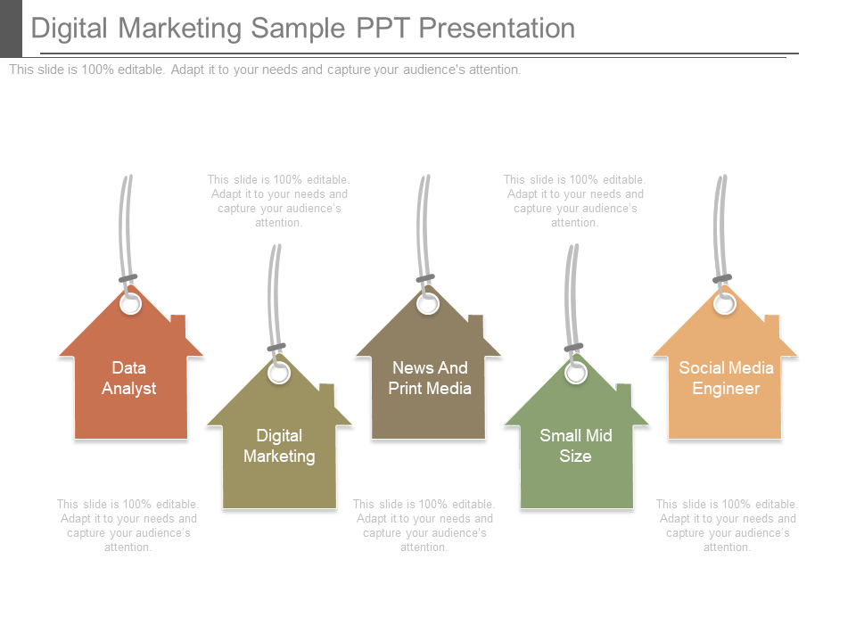 Digital Marketing Sample PPT Presentation