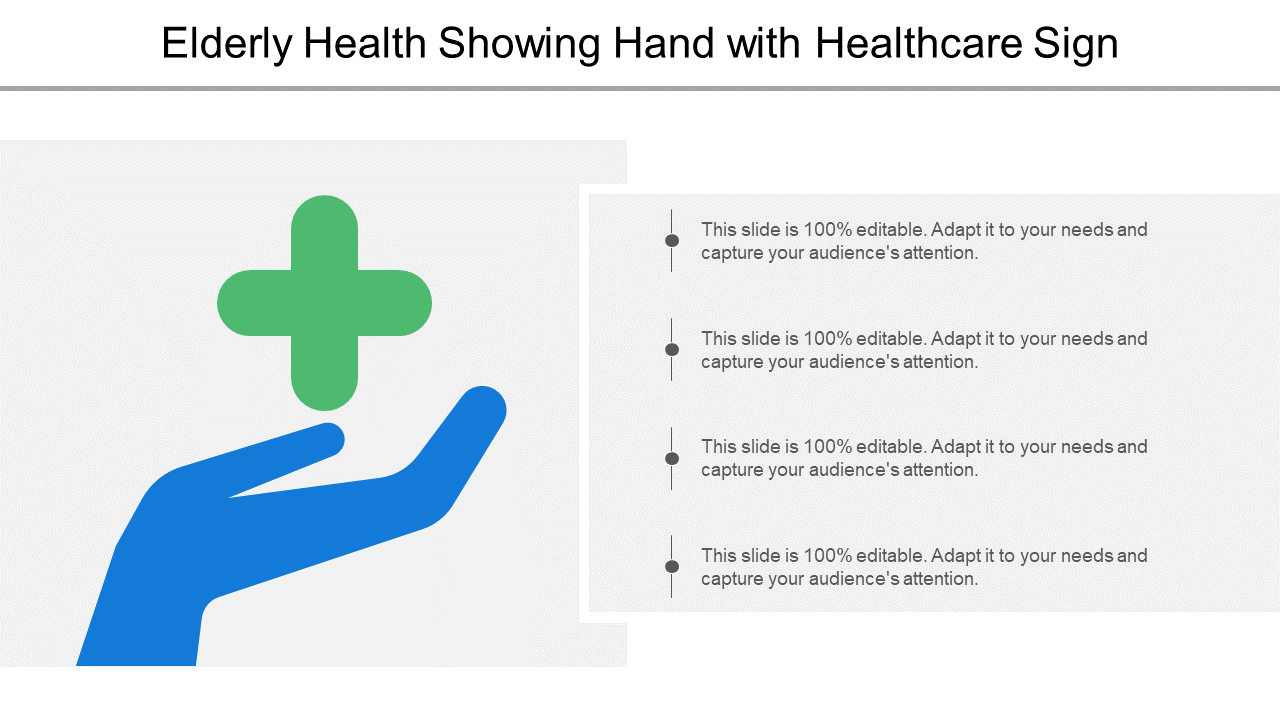 Elderly Healthcare PPT Slide