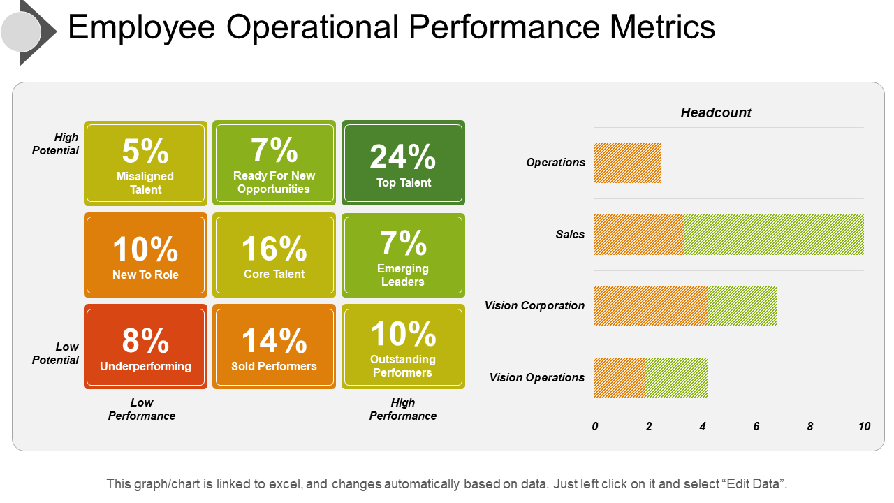 Employee Operational Performance PPT Template