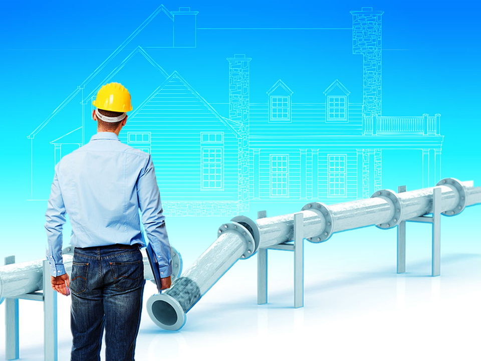 Engineer at Work Construction PPT Template
