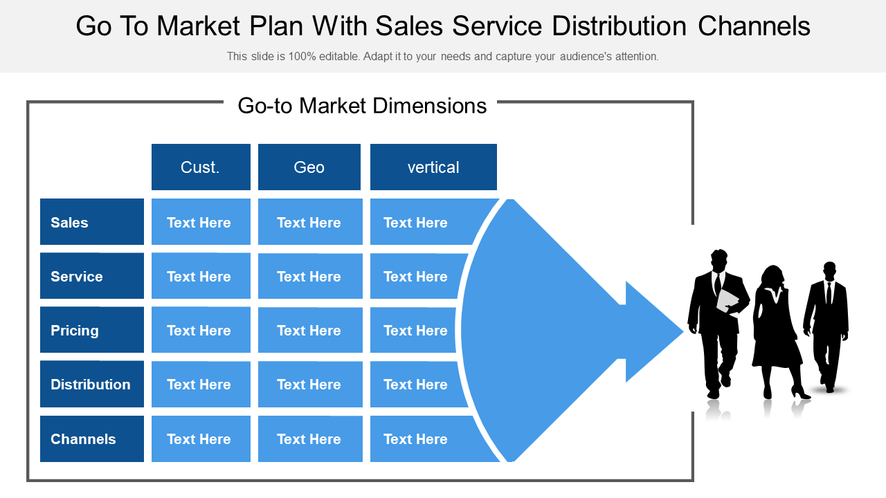 Go to Market Plan PowerPoint Slide Diagram