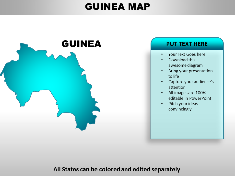 Guinea Country PowerPoint Maps Guinea Country PowerPoint Maps