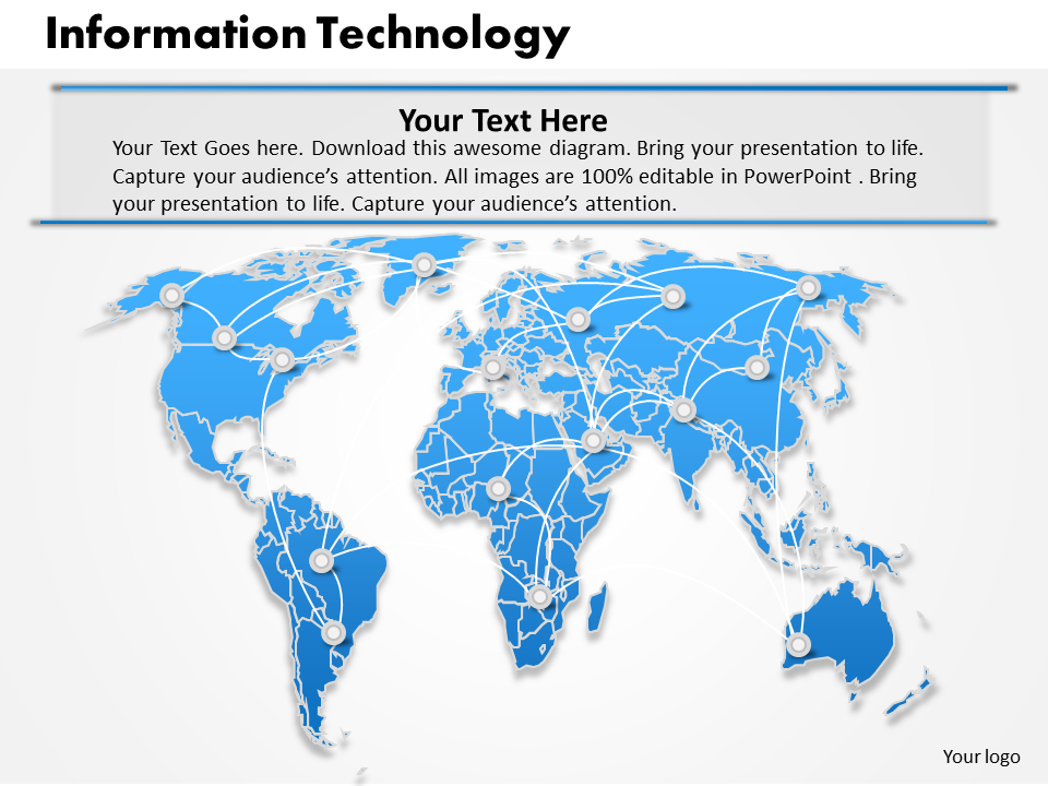 Information technology PowerPoint template