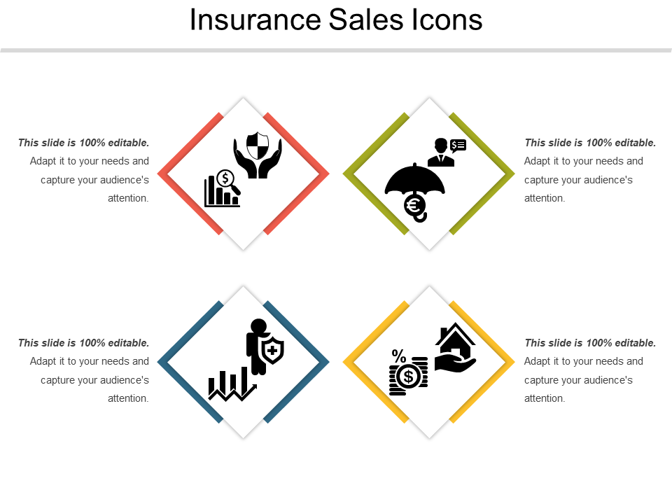 Insurance Sales Icons
