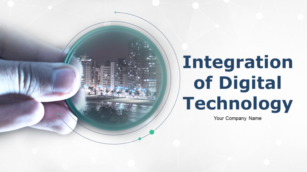 Integration of digital technology PPT template