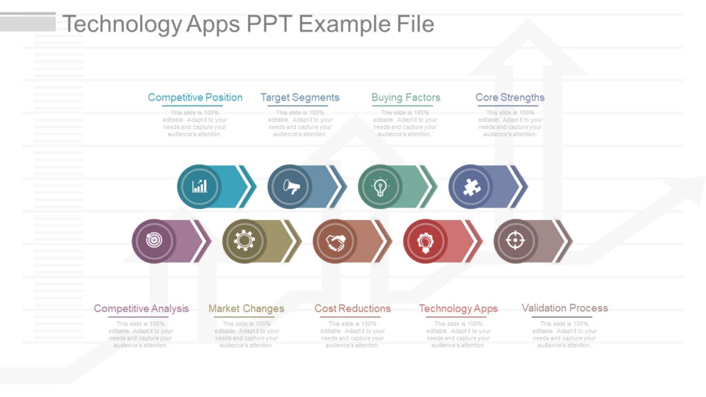PPTs technology app PPT template