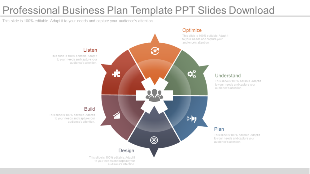 Professional Business Plan Template PPT Slides